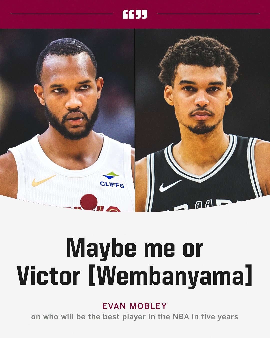 未來5年NBA最好的球員會是誰？莫布里：可能是我或者文班亞馬