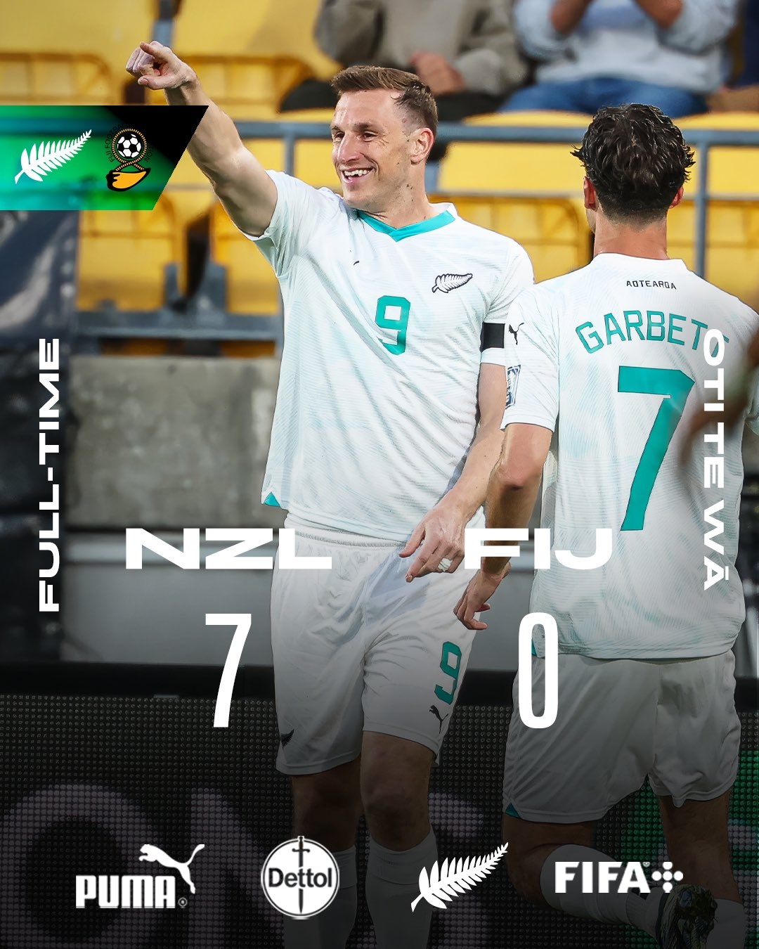  距世界杯一步之遙！新西蘭7-0進大洋洲決賽，其FIFA排名高國足1位