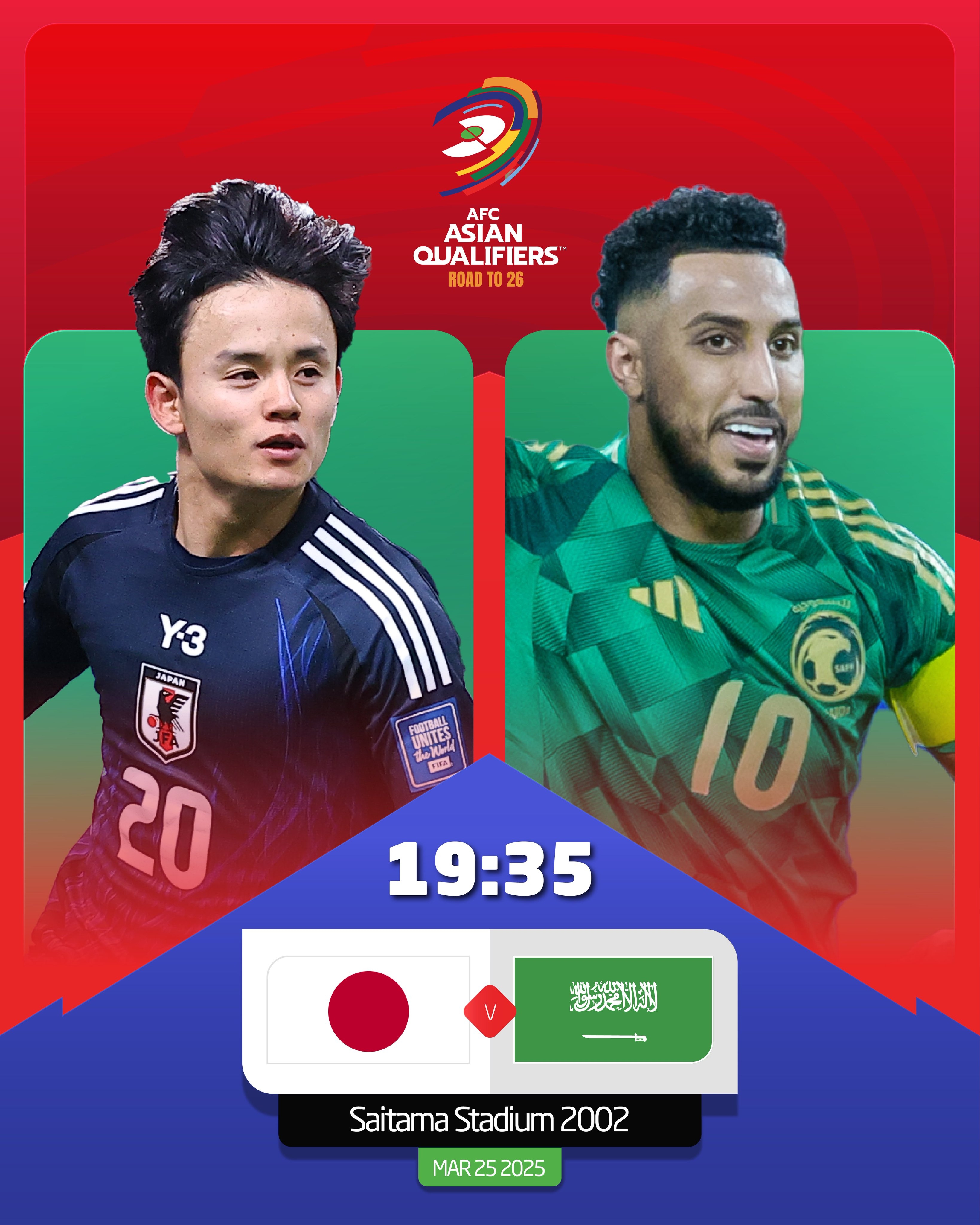  日本vs沙特首發(fā)：久保建英、前田大然、遠(yuǎn)藤航出戰(zhàn)，多薩里先發(fā)