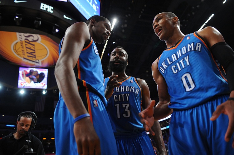  雷霆三少得分全部進(jìn)入歷史前20！他們是NBA歷史最大的如果嗎？